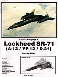 cover:  Lockheed SR-71 (A-12/YF-12/D-21)