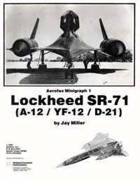 cover:  Lockheed SR-71 (A-12/YF-12/D-21)