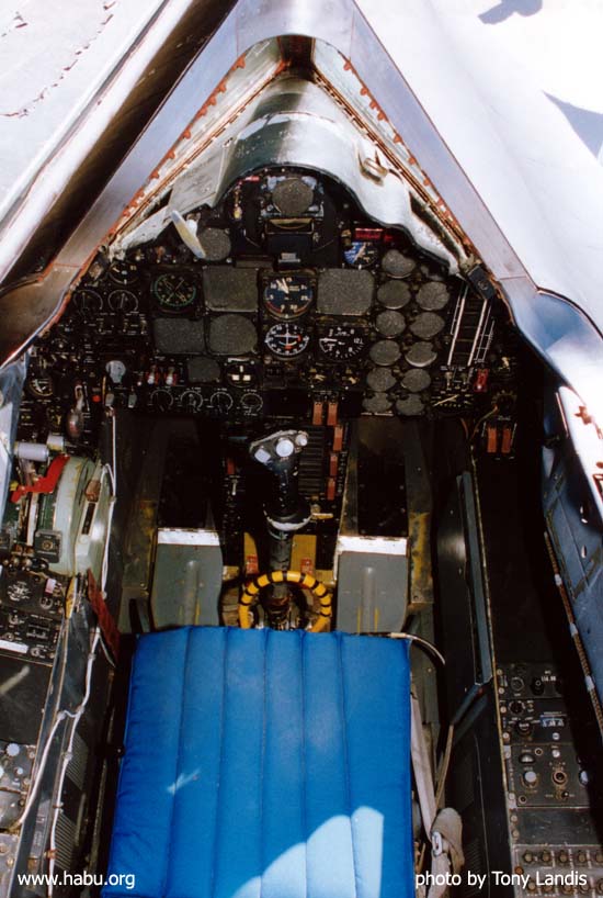 A-12 cockpit photo by Tony Landis