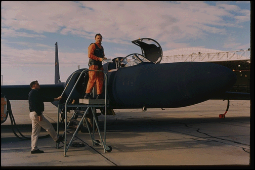 Lockheed test pilot Bill Park, c.1980s